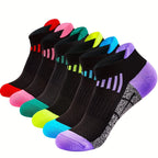 6 Pairs of Women's Sports Compression Socks -
Low-top-- Breathable-- Moisture-wicking, 
Suitable for Running and Outdoor Sports