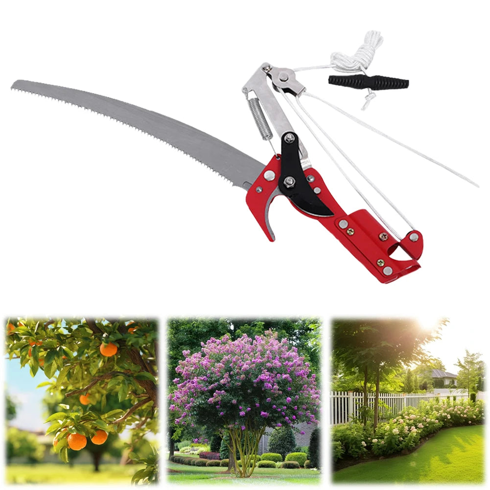 High Altitude Three Pulley Pruning Scissors 
Harvester Clipper--- Branches Cutter--- Garden Shears Saw for Plant Twig Vine