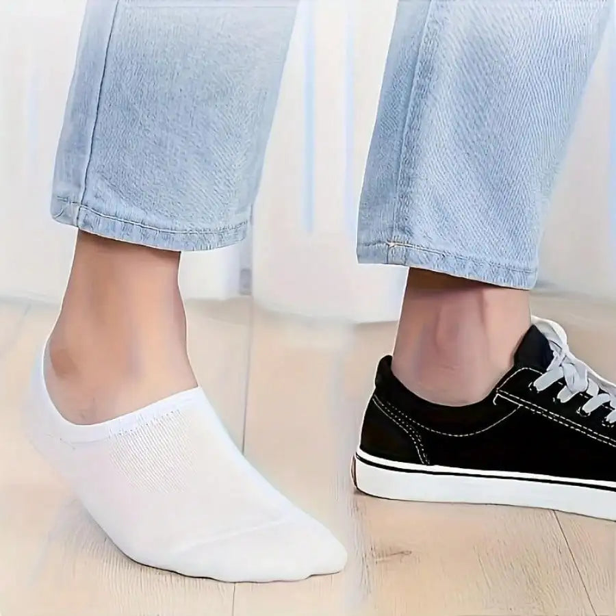 50 Pairs of Thin Black/white/gray Socks,
Solid Color Casual Socks,
 Suitable for Back To School Season, Daily Wear
