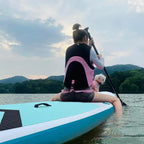 Inflatable Stand Up Paddle Board 
(6’’ Thick) with Premium SUP Accessories&Bag,
Bottom Fin for Paddling,Surf Control,