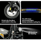 EU US USA Warehouse Foldable 2 Wheel Portable Mobility Electric Scooter 800w For Adult