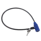 Bicycle Lock Exquisite Steel Cable. anti-theft With 2 Keys