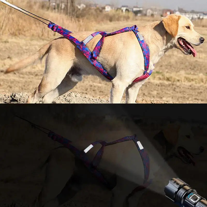 Pet Sledge Harness for Small ,Large Dogs
Reflective  Vest     Weight Pulling Sledding Harnesses Mushing X Back Chest Strap