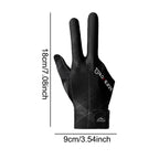 Open Finger Billiard Pool Gloves Breathable Snooker Glove Non Slip Left Hand 3 Finger Glove Training Shooters Gloves Accessories