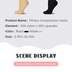 5 Pairs  Compression Socks for Men and Women - 
Breathable Athletic Support for Running, Hiking, and Cycling