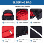 Ultralight 600 Fill Down Sleeping Bag for Adults - Compact Design with Compression Sack for Camping & Hiking