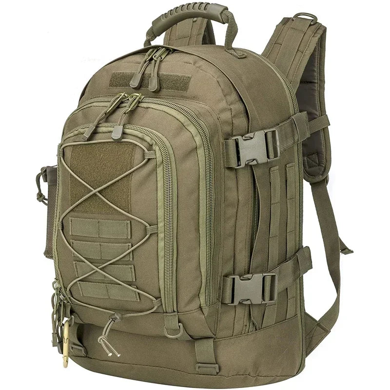 60L Military Tactical Backpack Army Molle Assault Rucksack