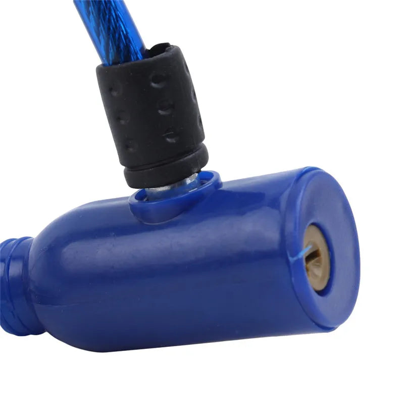 Bicycle Lock Exquisite Steel Cable. anti-theft With 2 Keys