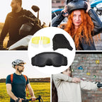 Motocross Goggles Windproof Biking Riding Goggles Anti-Fog Motorcycle Safety Goggles Professional Motocross Racing Goggles For