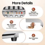 4 Burners , BBQ Propane Gas Grill.
Removable Smokeless Barbecue Grill
Portable for Outdoor Patio Garden