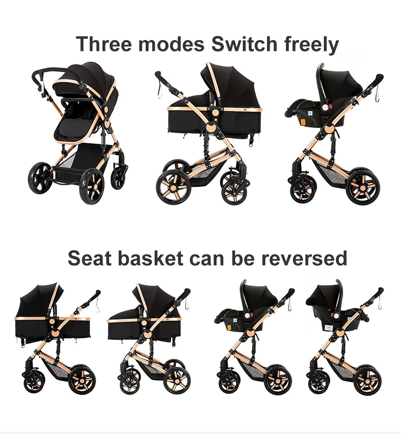 Stroller,Baby stroller,baby accessories,baby cars,Stroller 3 in 1,Convertible Bassinet Push,Light stroller,2 in 1 Baby Stroller,