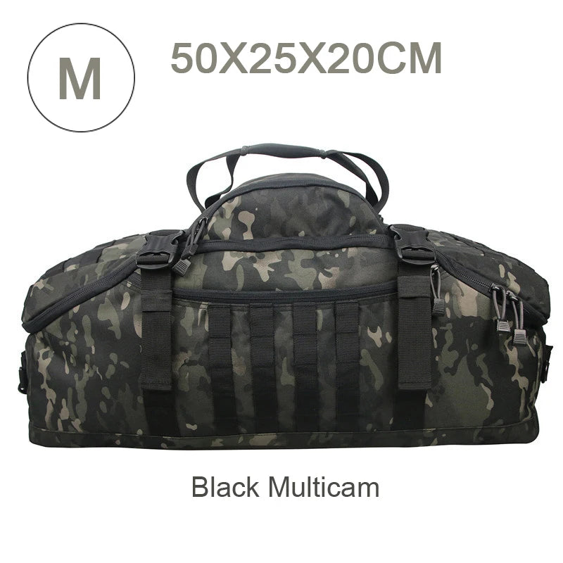 40L 60L 80L Waterproof Travel Bags Large Capacity  Men Duffel Bag
