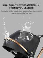 PU Leather Baby Stroller 2 in 1 Travel System 
High Landscape Portable Baby Pram
Newborns Aluminum Frame Baby Carriage