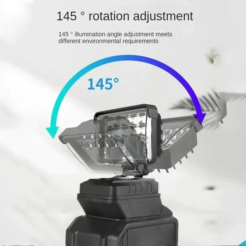3/4/5/8Inch Led Light Portable Spotlights Cordless.
Outdoor Work ,Fishing,  Handheld Emergency  Fit Dewalt 18V Battery