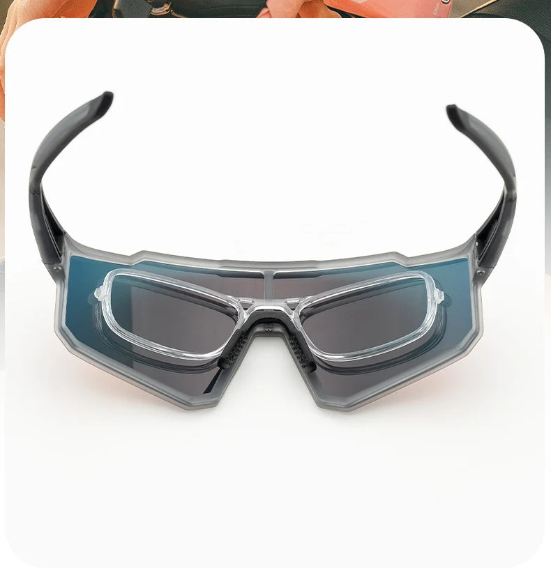ROCKBROS Cycling Glasses Polarized Photochromic Sunglasses Glasses Cycling Outdoor Sports UV400 MTB Road Women Men Bike Goggles