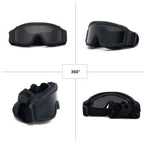 Motocross Goggles Windproof Biking Riding Goggles Anti-Fog Motorcycle Safety Goggles Professional Motocross Racing Goggles For