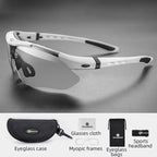 ROCKBROS Bicycle Glasses Photochromic Lens Outdoor Eyewear Goggles UV400 Sports Riding Cycling Sunglasses MTB Road Bike Glasses