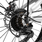 20 Inch Folding Bike 7 Speed Gears High Carbon Steel Frame Adjustable Seat Portable Bicycle for Adults