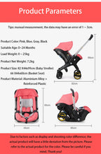 Baby Stroller Multifunctional Car Seat 3 in 1 For Newborn , Infant Buggy Safety Cart Carriage