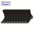 6/10/30Pairs of High-Quality Soft and Comfortable Men's Running , Basketball socks