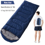 Camping Sleeping Bag Lightweight 4 Season Warm
Envelope Backpacking Outdoor Mummy Cotton Winter Sleeping Bag