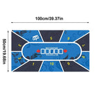 Poker Table Mat Rubber Game Mat Poker Layout Tablecloth Tabletop Holdem Mat For Home Entertainment Board Game Rooms Friend