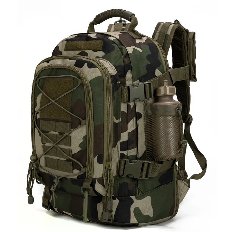 60L Military Tactical Backpack Army Molle Assault Rucksack