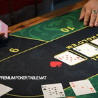 Poker Table Mat Rubber Game Mat Poker Layout Tablecloth Tabletop Holdem Mat For Home Entertainment Board Game Rooms Friend