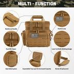 Lunch Box Expandable 18L 
Insulated Cooler Bag
 Leak Proof for Work, Camping,Picnics MOLLE Weave Strap