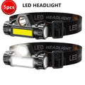 5PCS Rechargeable  LED , USB , Headlamp . 
Strong! 
Magnetic,    Powerful  Super Bright, Waterproof,  for Outdoor Fishing