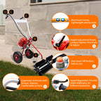 Hand Push Sweeper 43CC 
Artificial Turf Sweeping 
Brushes Rake For Grass 2-Stroke Gasoline Engine