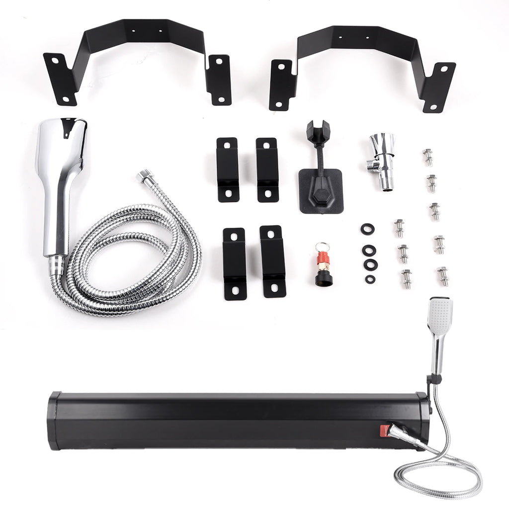 20L / 30L Car Pressurized Water Tank 
for Camping Shower ,
Portable Trucks ,SUV . Water Storage!!    Roof Rack Mount with showerhead
