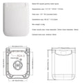Camper Gravity Water Inlet With Magnetic Cover RV 
Fresh Water Fill Hatch
 Inlet Filter Lockable RV Water Inlet Cover Trailer Tank