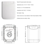 Camper Gravity Water Inlet With Magnetic Cover RV 
Fresh Water Fill Hatch
 Inlet Filter Lockable RV Water Inlet Cover Trailer Tank