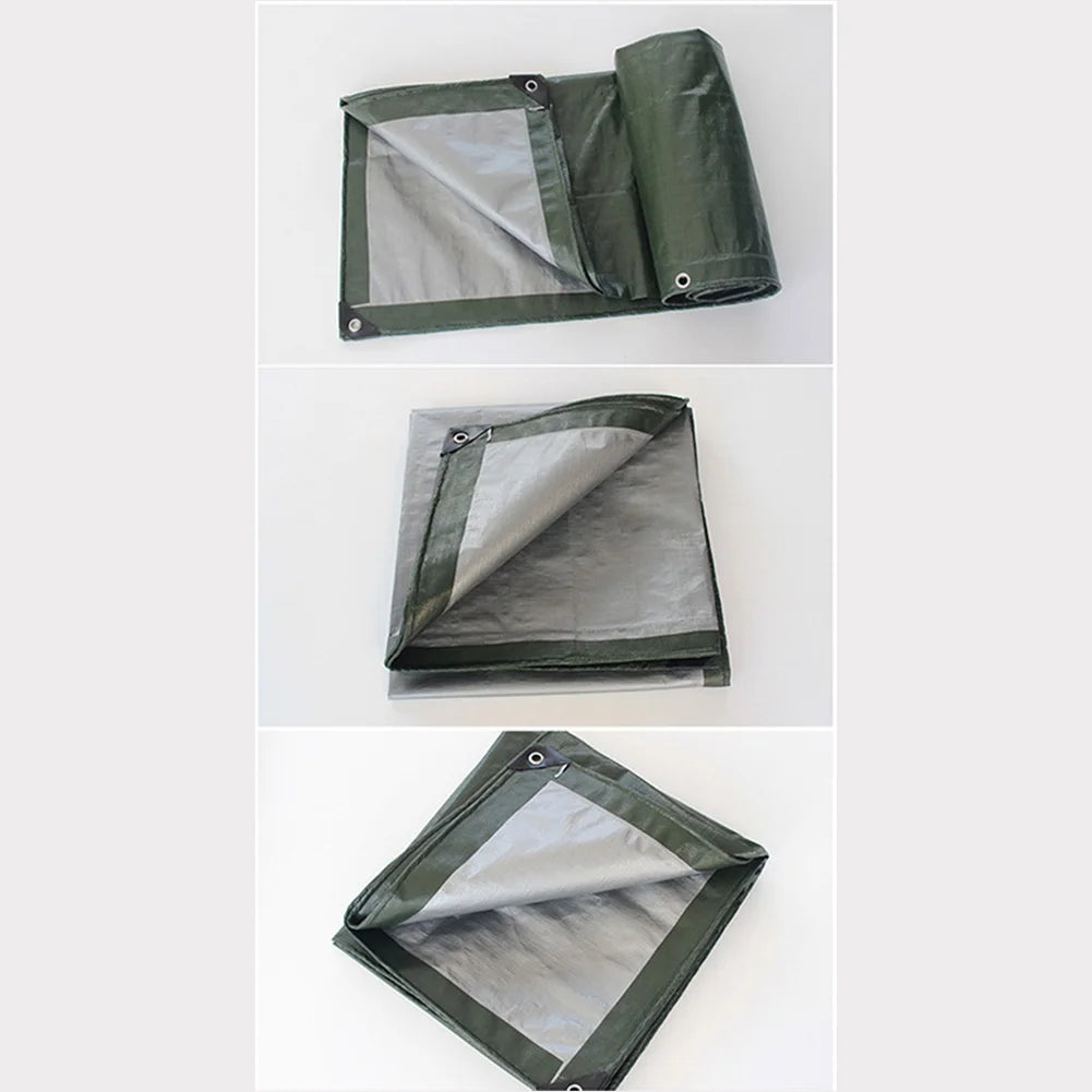 Multi Purpose Tarp Cover Waterproof Tarpaulin Sunscreen Multipurpose Protective Cover 6x10/10x13/13x16 Feet Heavy Duty Tarp