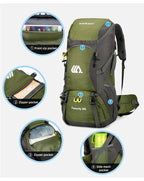 50L Travel Backpack Camping Men Large Hiking Bag 
Tourist Rucksack Waterproof ,Climbing Mountaineering 
A Must have