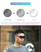 ROCKBROS Cycling Glasses Photo chromic Eye  Windproof Sport glasses