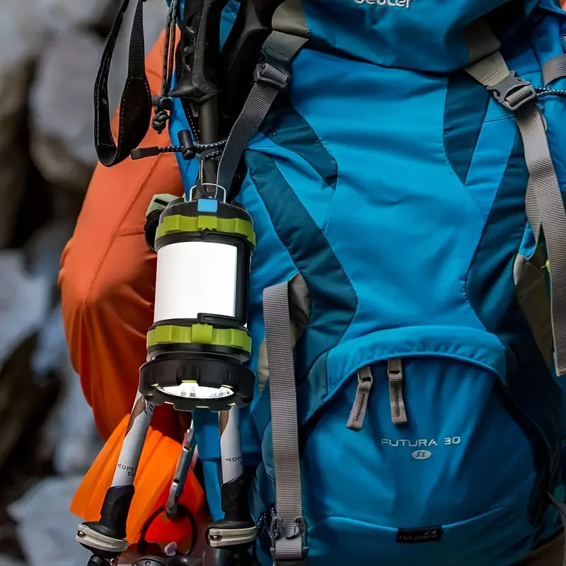 Rechargeable LED Camping Light 1000LM Lantern, Flashlight,   6 Modes 4000mAh 
Power Bank for Power Outage Hurricane Outdoor Hiking