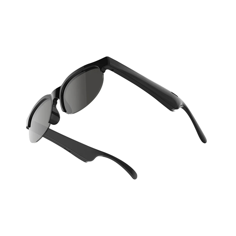 AI Intelligent Translation Glasses Bluetooth-Compatible 5.4 Smart Glasses Support 144 Languages Music Sunglasses for Men & Women