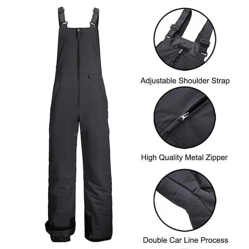 Men Warm Winter Ski Pants Breathable Women's  
Waterproof Windproof  Snowboard Bib Adult Suspenders Snow Pants ,Overalls