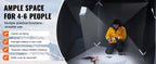 SucceBuy Portable Ice Shelter Insulated
Pop-Up Ice Tent with Carrying Bag