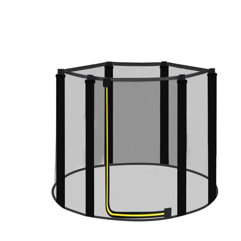 Trampoline Safety Net UV-Resistant Garden  Replacement For 1.2M/1.4M/1.5M 6 Pole Trampolines .  this is Only Protective Net