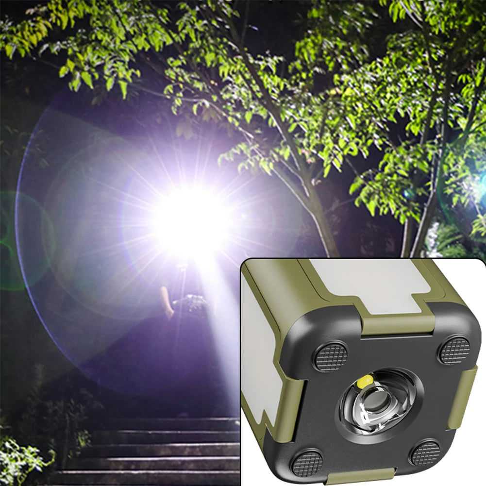 Rechargeable Lantern , Power Bank Solar.   
Camping , Portable,
Flashlight ,LED Tent Light for Camping ,  Hiking  , Fishing