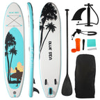 Portable Inflatable Stand Up Paddle Board 10'6"×32"×6",
 Premium PVC, Full Kit for Adults/Youth