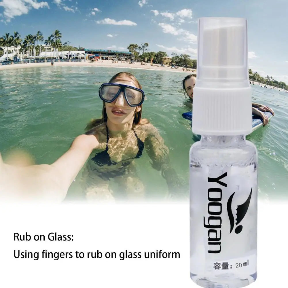 Anti-Fog Spray Swimming Goggles Glasses Scuba Dive Mask Lens Cleaner Sports Diving Glasses Fog Spray Anti-fogging Swim Goggles
