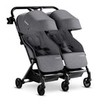 Lithe Double Stroller, Lightweight Side by Side Stroller,
 for Newborn and Toddler, Easy Fold, Spacious Seats with Recline, UPF50+