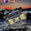 LED Strong Headlight,  Motion Sensor, Induction Headlamp 
owerful for Outdoor Night Fishing