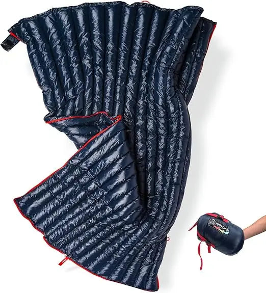 Ultralight Compact 650 Fill Power Down Sleeping Bag for Hiking 
- 32-50F, 27oz Weight, Envelope Style