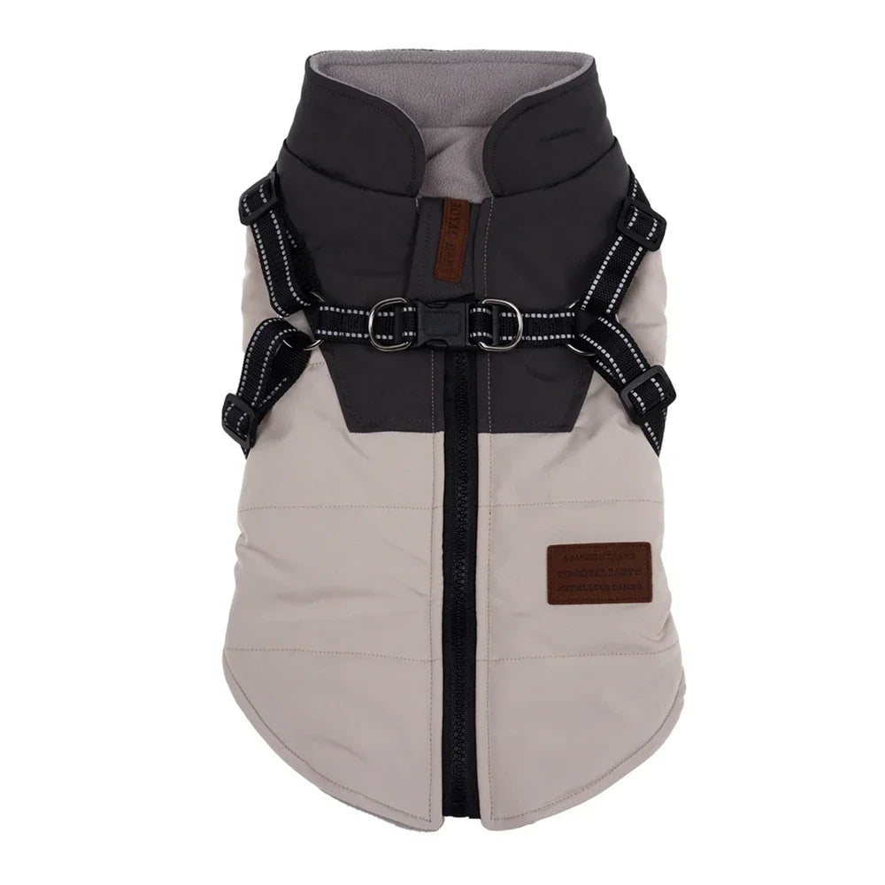 Pet Dog Jacket With Harness 
Winter Dog Clothes For Small Large Dogs 
Warm Waterproof  Coat Chihuahua