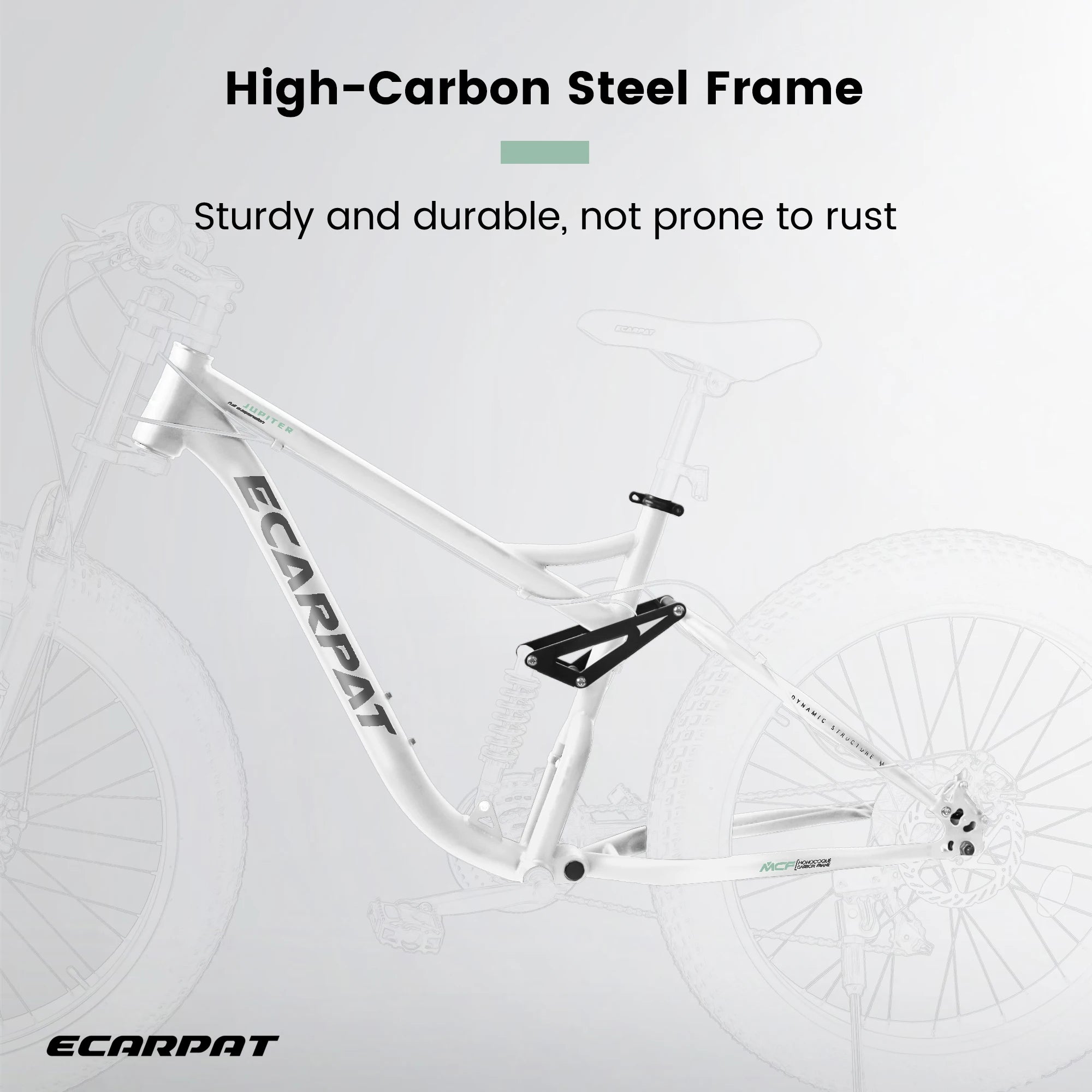 26 inch Mountain Bike, Full-Suspension 21 Speeds Drivetrain with Disc-Brake MTB Bicycle, 4" Fat tire Bike for Men or Women.